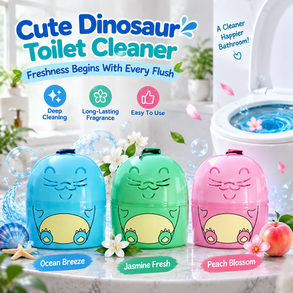✨ 3-Color Toilet Bowl Cleaner Set | 9 Months Powerful Cleaning, Fresh Scent Bathroom Cleaner Set