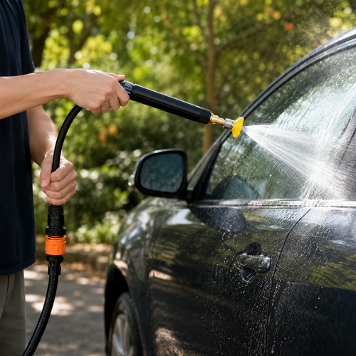 High-Pressure Water Jet Nozzle for Outdoor Cleaning