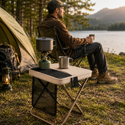 Portable Folding Camping Stool for Hiking & Travel