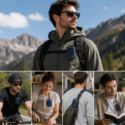 Portable Clip-On Bluetooth Speaker for Running & Cycling
