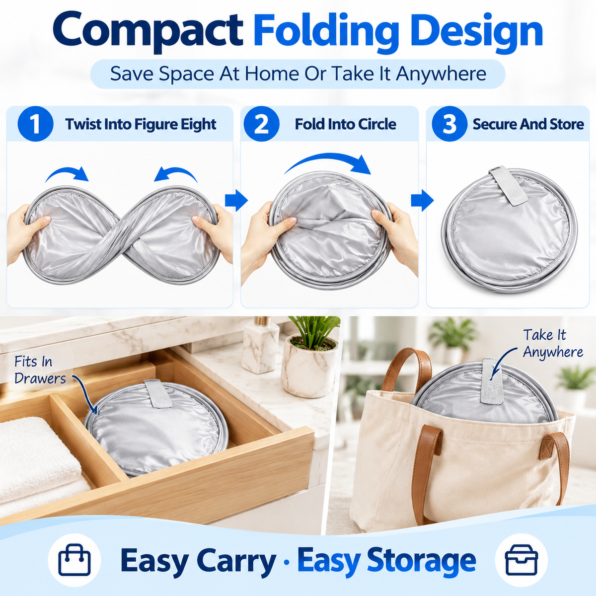 ✨ Portable Waterproof Hair Cutting Cape – Reusable Hair Catcher Bib for Easy Home Haircuts