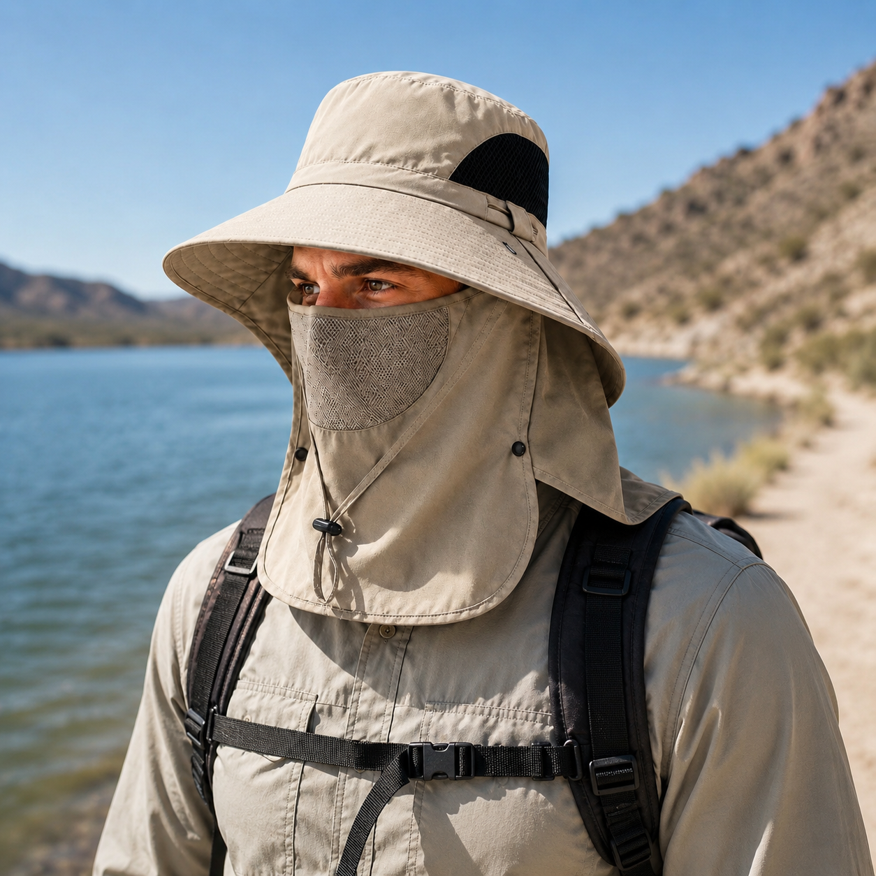 All-Around Sun Shield Hat for Face & Neck