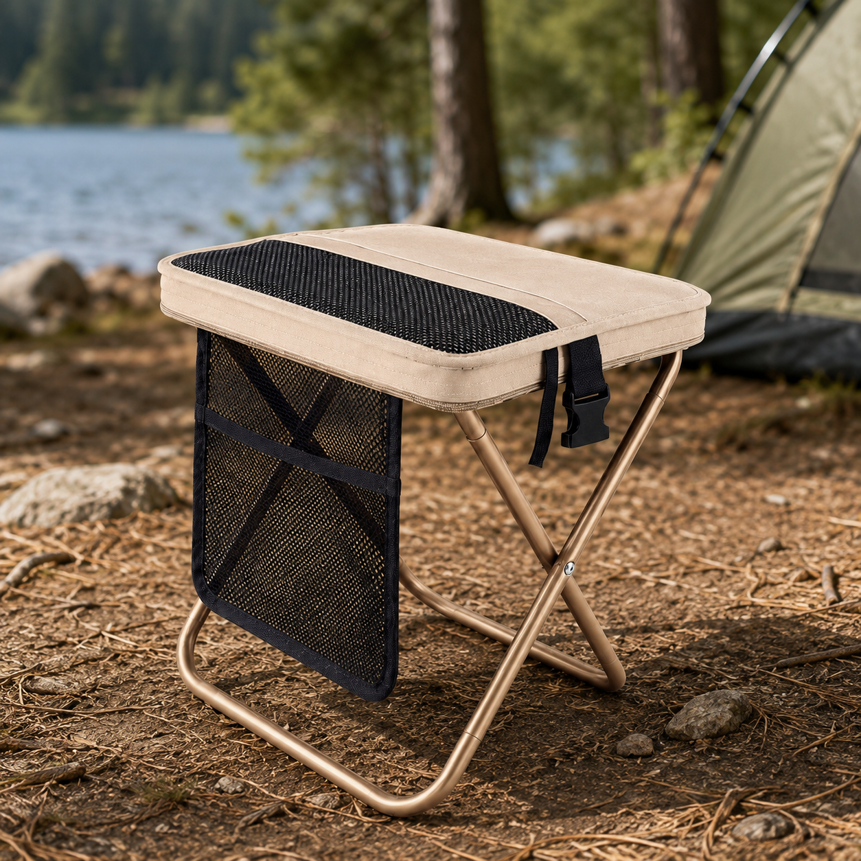 Portable Folding Camping Stool for Hiking & Travel