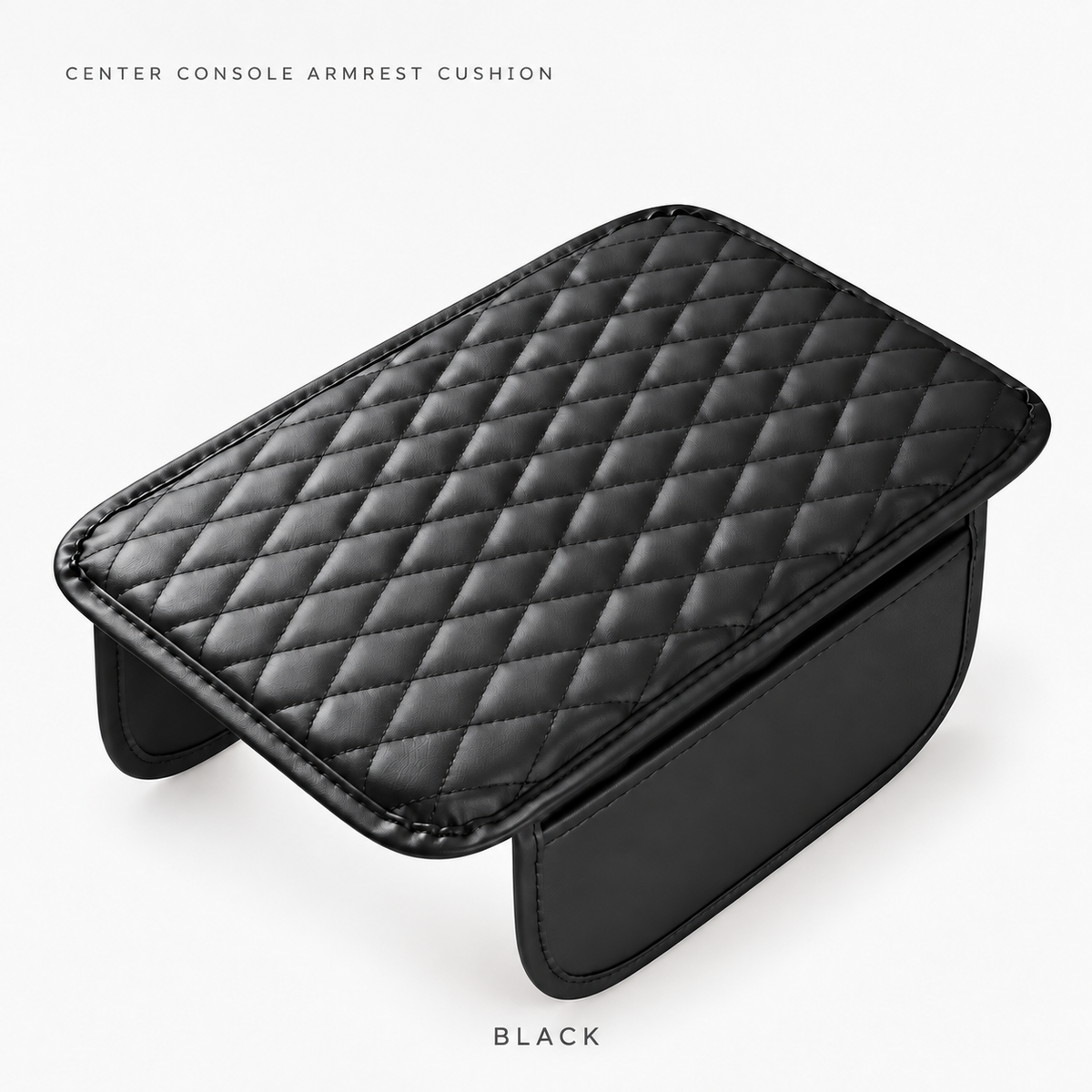 🎁 Car Armrest Cushion with Storage Bag – Universal Center Console Organizer for Comfortable Driving